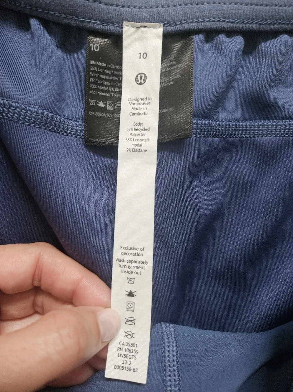 Lululemon Softstreme High-Rise Pant Dusty Blue Size 10